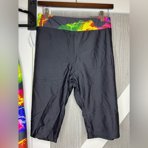 D13.19 NEW 2024 Plus Size Tankini Swimsuit Rash Guard Capris Athletic 4X - Picture 7 of 7